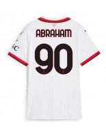 AC Milan Tammy Abraham #90 Vieraspaita Naisten 2024-25 Lyhythihainen